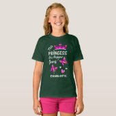 Down Syndrome Princess Cute Personalized T-shirt (Voorkant volledig)