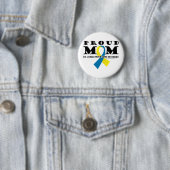 Down Syndrome Proud mama Ronde Button 5,7 Cm (In situ)