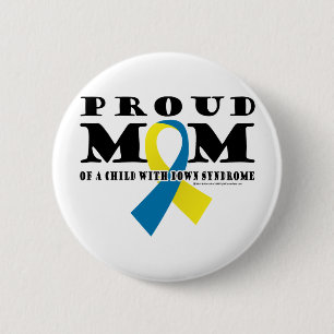 Down Syndrome Proud mama Ronde Button 5,7 Cm