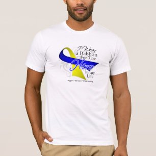 Down Syndrome Ribbon Hero in mijn leven T-shirt
