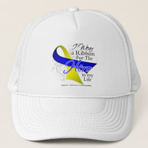 Down Syndrome Ribbon Hero in mijn leven Trucker Pet