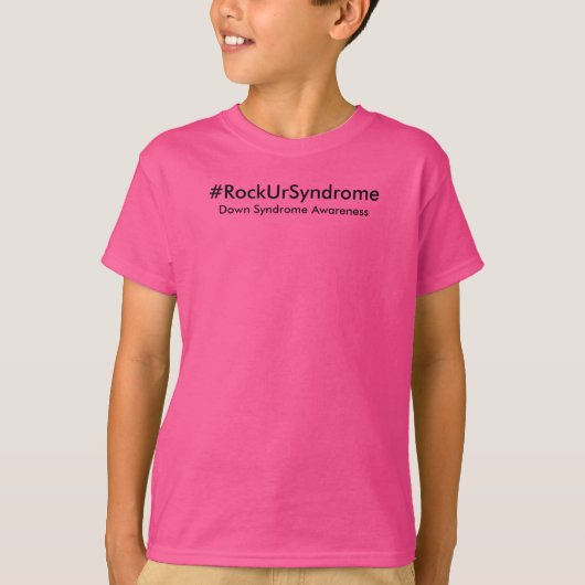 Down Syndrome shirt (Voorkant)