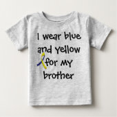Down Syndrome Shirt voor broer (Voorkant)