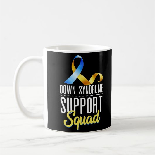 Down Syndrome Support Squad Awareness Special Educ Koffiemok (Links)