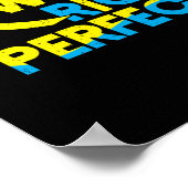 Down Syndrome Trisomy 21 Down Perfect Ribbon Poster (Hoek)