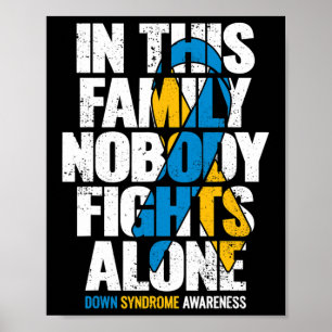 Down Syndrome vrouwen T21-reeks-downsyndroom Poster