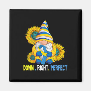 Down Syndroom Awareness Gnome Down Juist Perfecte Magneet