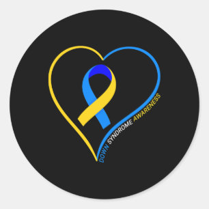 Down Syndroom Awareness - World Down Syndrome Day Ronde Sticker