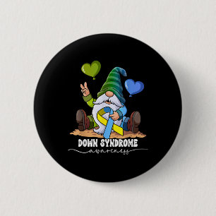 Down Syndroom Bewustzijn _1 Ronde Button 5,7 Cm
