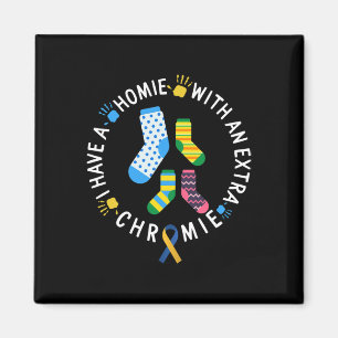 Down Syndroom Bewustzijn Homie Extra Chromie T21 D Magneet