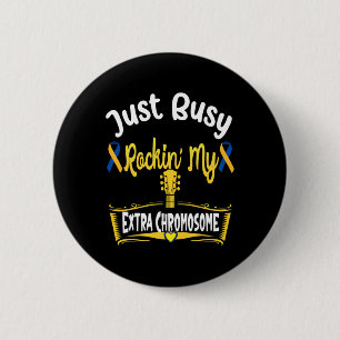 Down Syndroom Bewustzijn Peuter Kinderen Extra Chr Ronde Button 5,7 Cm