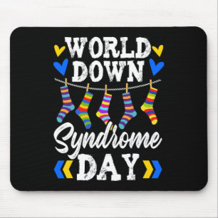 Down-syndroom Dag Sokken Down-syndroombewustzijn 2 Muismat