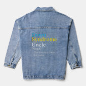 Down-syndroom Dag tegen Kanker Ideeën Down-syndroo Denim Jacket (Achterkant)