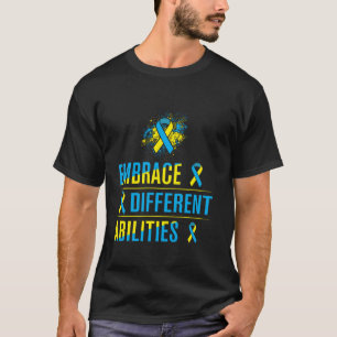 Down Syndroom Design voor volwassenen Down Syndroo T-shirt