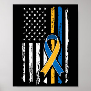 Down Syndroom Mannen Vrouwen Kinder Amerikaanse Vl Poster