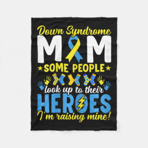 Down Syndroom Mom T21 Trisomy 21 Down Syndroom AWA Fleece Deken
