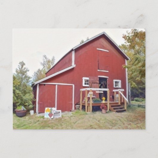 Down The Lane Farm Briefkaart (Voorkant)