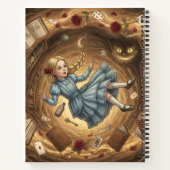 Down the Rabbit Hole Notebook Notitieboek (Achterkant)