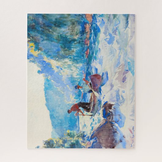 Down the Rapids van Frank Weston Benson Legpuzzel (Verticaal)