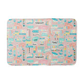 Down the Shore NJ Beach Thema Badmat (Voorkant)