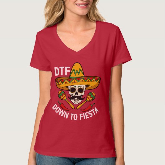 Down to Fiesta T-shirt (Voorkant)