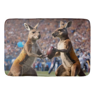 "Down Under Action: Kangoeroes spelen Australische Badmat