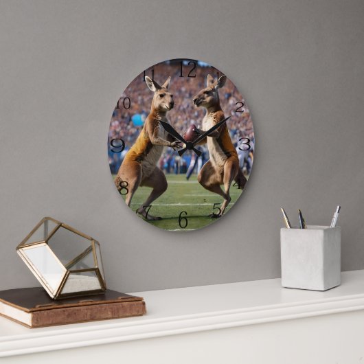 "Down Under Action: Kangoeroes spelen Australische Grote Klok (Kantoor)