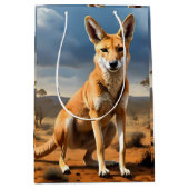 **"Down Under Delight: The Kangaringo Design"** Medium Cadeauzakje (Voorkant)