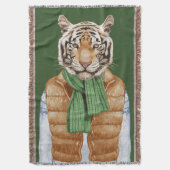 Down Vest Tiger Deken (Voorkant Verticaal)