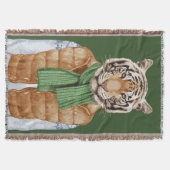 Down Vest Tiger Deken (Voorkant)
