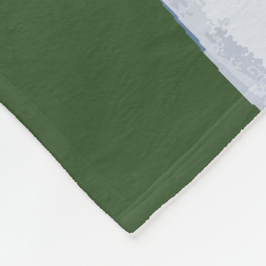 Down Vest Tiger Fleece Deken (Hoek)