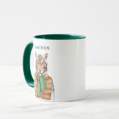 Down Vest Tiger | Jouw namen toevoegen Mok (Voorkant links)