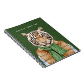 Down Vest Tiger | Jouw namen toevoegen Notitieboek (Rechterzijde)