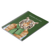 Down Vest Tiger | Jouw namen toevoegen Notitieboek (Linkerzijde)