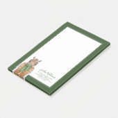 Down Vest Tiger | Jouw namen toevoegen Post-it® Notes (Schuin)