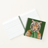 Down Vest Tiger Notitieboek (Binnen)