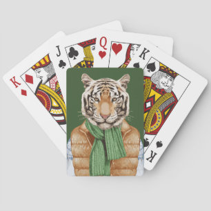 Down Vest Tiger Pokerkaarten