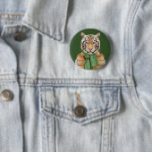 Down Vest Tiger Ronde Button 5,7 Cm (In situ)