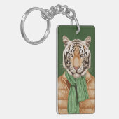 Down Vest Tiger Sleutelhanger (Voorkant Links)