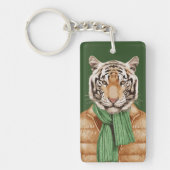 Down Vest Tiger Sleutelhanger (Voorkant)