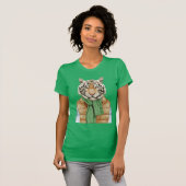 Down Vest Tiger T-shirt (Voorkant volledig)