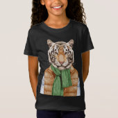 Down Vest Tiger T-shirt (Voorkant)