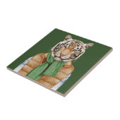 Down Vest Tiger Tegeltje (Zijkant)