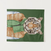 Down Vest Tiger Wandkleed (Voorkant (horizontaal))