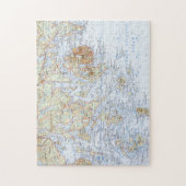 Downeast Map Puzzle Legpuzzel (Verticaal)