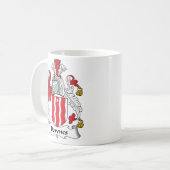 Downes Family Crest Koffiemok (Voorkant links)