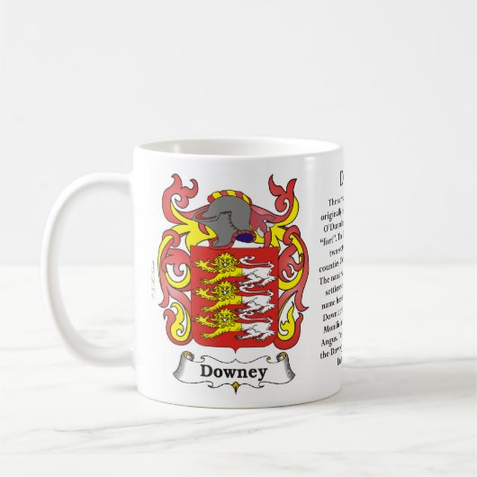 Downey Family Coat of Arms Mok (Links)
