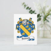 Downey Family Crest Briefkaart (Staand voorkant)