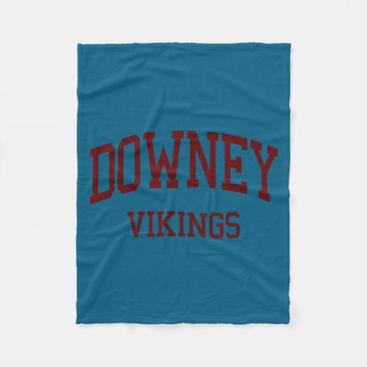 Downey High School Hs Ca Design Fleece Deken (Voorkant)