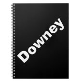 Downey Notitieboek (Voorkant)